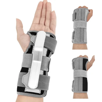 1 шт. Регулируемый бандаж для поддержки запястья, компрессионный бандаж для рук с шинами при кистевом синдроме, травмах, боли в запястье, растяжении связок