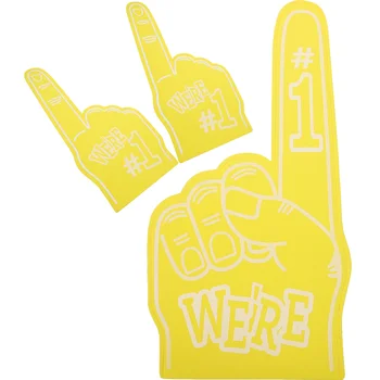 3шт пенопластовых перчаток с большими пенопластовыми пальцами из пенопласта Eva Перчатки для рук с перчатками для занятий спортом, деловых встреч