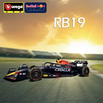 Bburago 1:43 F1 2023 Чемпион 1 # Ферстаппен Red Bull Racing RB19 #11 Перес Литая Под Давлением Коллекция Моделей Суперкаров Детская Игрушка В Подарок