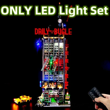 В НАЛИЧИИ Набор светодиодных Ламп с Дистанционным Управлением Для модели Daily Bugle, Совместимой С LEGO 76178 Building Blocks Bricks Accessory Toys