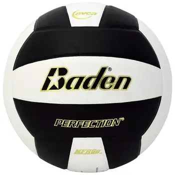 Волейбольный мяч официального размера из натуральной кожи Perfection для игр в помещении, /белый