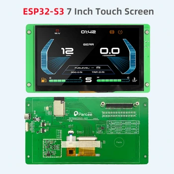 Модуль разработки ESP32 с 7-дюймовым Емкостным Сенсорным дисплеем 800x480 ESP32-S3R8 MCU, Дополнительный Аудио RS485 для панели управления 