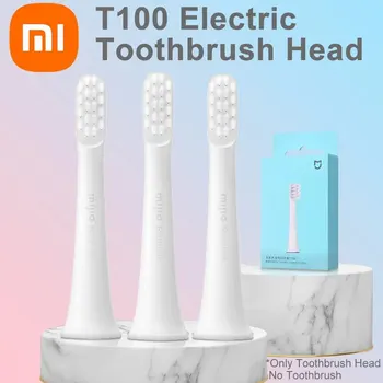 Оригинальная Головка Электрической Зубной щетки XIAOMI MIJIA Sonic для сменных головок зубных щеток T100 (3 ШТ.)