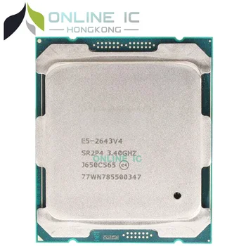 Процессор Xeon E5-2643V4 SR2P4 3,4 ГГц 6-ядерный 135 Вт с разъемом LGA 2011-3 CPU E5 2643V4