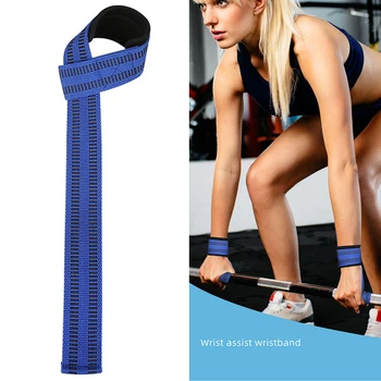 Ремешок для поднятия тяжестей, противоскользящая обертка для упражнений на запястье, Износостойкие рукоятки, поддерживающий бандаж для подтягивания тяжестей