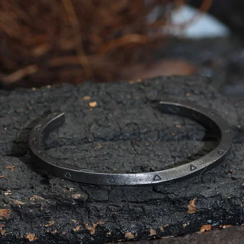 Скандинавский подарок, браслет из нержавеющей стали с руной викинга odin для мужчин, подарок на браслет