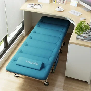 Складная кровать для обеденного перерыва, многофункциональные кровати, офисное кресло для сопровождения в больницу, переносное простое кресло для отдыха на открытом воздухе