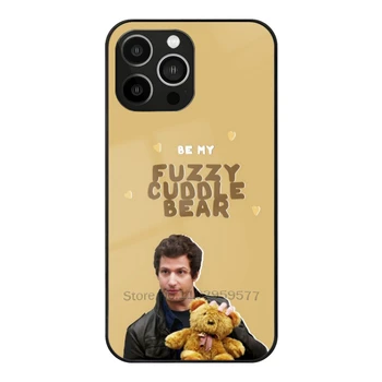 Стеклянный Чехол Jake Peralta Be My Fuzzy Cuddle Bear Для Iphone 14 11 12 13 Pro Max X Xs Xr 6S 7 8 Plus 5S Soft Edge Brooklyn Nine