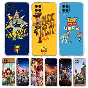 Чехол для телефона Disney Toy Story Чехол Для Samsung Galaxy A53 A32 A52 A72 A13 A22 A51 A71 A41 A31 A21S 5G Прозрачный Мягкий чехол