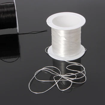 Эластичная прозрачная бисерная нить, эластичный шнур из полиэстера для изготовления ювелирных изделий, прямая поставка