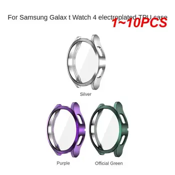 1 ~ 10ШТ Полный чехол для Galaxy Watch Для Galaxy Watch 4 Идеально подходит для нанесения гальванических покрытий из ТПУ 