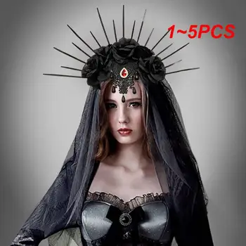 1 ~ 5ШТ Повязка на голову с короной, Крутая высококачественная марля, Удобная и эстетичная, Прочные Аксессуары для волос на Хэллоуин