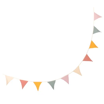 1 комплект декоративного оформления вечеринки Баннер Треугольная гирлянда, разноцветная подвесная подвеска