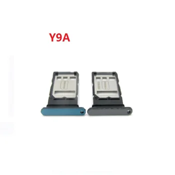10 шт. Держатель лотка для sim-карты для Huawei Y9a Держатель слота для SIM-карты, разъем адаптера, запасные части