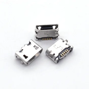 100/200 шт. Для ZTE Blade V6 X7 D6 micro mini USB Порт Для Зарядки Док-станция разъем 5pin запасные Части Для Ремонта