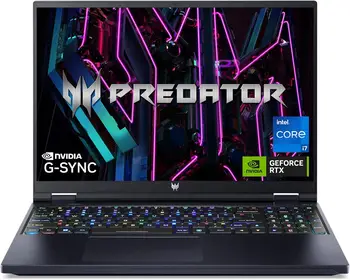 100% Игровой ноутбук Predator Helios 16 | Intel Core i7-13700HX 13-го поколения | NVIDIA GeForce RTX 4060 | 16 