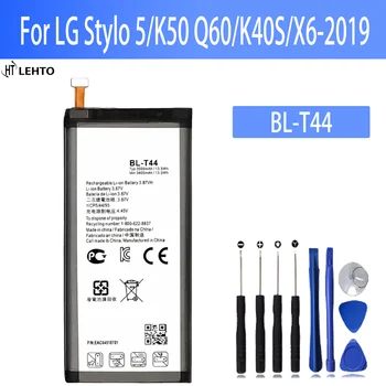 100% Оригинальный Аккумулятор BL-T44 Для телефонов LG Stylo 5/K50 Q60/K40S/X6-2019