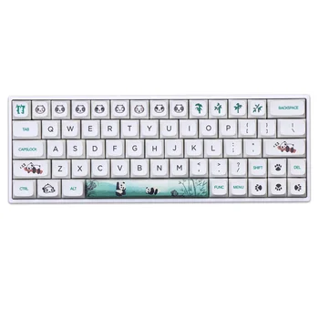 134 Клавиши/набор Клавишных Колпачков Panda XDA QX Profile PBT Сублимационные Колпачки для клавиш с 1,5 U Ctrl Alt 1,75U 2U Shift Для раскладки 61 64 68 84