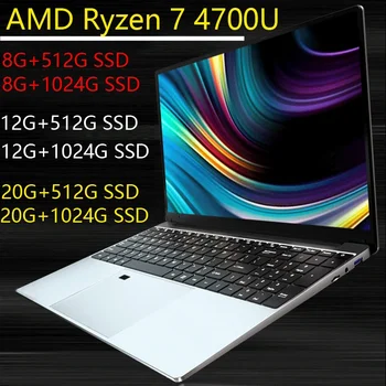 15,6-дюймовые игровые ноутбуки amd ryzen ноутбук дешевые ноутбуки портативные компьютеры gamer AMD Ryzen 7 4700U RX Vega7