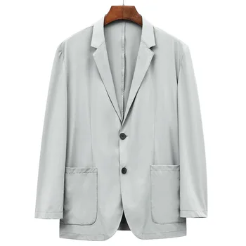2534-R-Suit Тонкий весенне-летний мужской костюм в тонком стиле делового формального размера