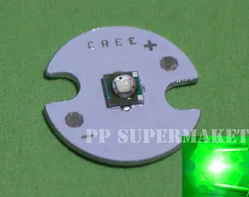 5ШТ Cree XLamp XP-E Green 520-530 Нм 1 Вт 3 Вт Светодиодный излучатель света с круглым основанием 16 мм