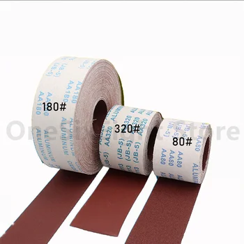 75 метров в рулоне от P80 до P120, от P150 до P600-Ленточная шлифовальная бумага для наждачной бумаги Наждачная бумага