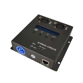 ArtNet DMX 512 Ethernet Интерфейс контроллера освещения, 2 конвертера, сенсорный штекер MA2 US