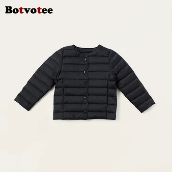 Botvotee/ Куртка для девочек, Новинка 2023 года, Флисовый Пуховик для Детей От 1 до 5 Лет, Детская Зимняя Верхняя Одежда Для мальчиков, Повседневное Милое Пальто