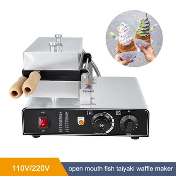 EU / US / AU / BS Plug 110V / 220V One Pcs Машина Для приготовления Рыбного Торта Коммерческая Электрическая Машина Для приготовления Торта В форме Рыбы, Вафельница Для мороженого Taiyaki