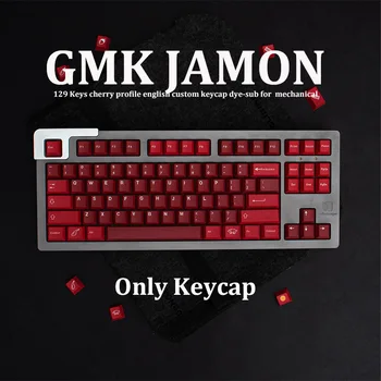 GMK Jamon Large Set Cherry Profile PBT Keycap DYE-SUB Английские Индивидуальные Колпачки Для Механической клавиатуры 61/64/68/75/84
