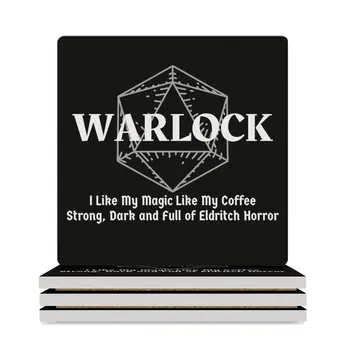 I Like My Magic Like My Coffee Керамические подставки класса DnD Warlock (Квадратные) подстаканники набор кофейных чашек Подставки