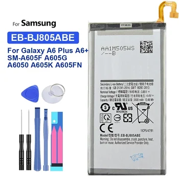Kikiss EB-BJ805ABE 3500 мАч Аккумулятор для Samsung Galaxy A6 Plus A6 + A6Plus A6 + SM-A605F A605G A6050 A605K A605FN A605GN