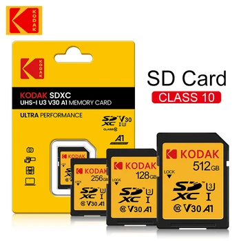 KODAK SD Card Extreme PRO Карта Памяти Class10 High Speed 64GB U3 4K UHD Video C10 V30 SDHC И SDXC UHS-I Карты Для Камеры Автомобиля