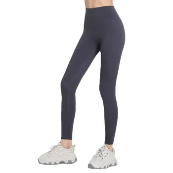 Lu Новые брюки для йоги на бархатной подкладке с высокой талией, женские штаны для бега на открытом воздухе, карман для поднятия бедер, Тренировочные брюки, Леггинсы, Колготки