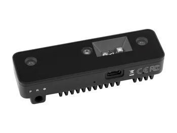 OAK-D-Pro, 12 МП, комплект машинного зрения с искусственным интеллектом OpenCV, измерение глубины, распознавание изображений 60 кадров в секунду (RGB), 120 кадров в секунду (глубина)  GPIO, SPI, UART