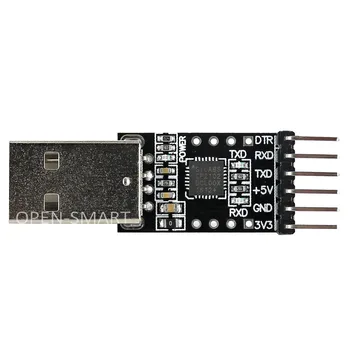 OPEN-SMART CP2102 Модуль последовательного адаптера USB в TTL, конвертер USB в UART, программатор-отладчик для Lilypad для Arduino