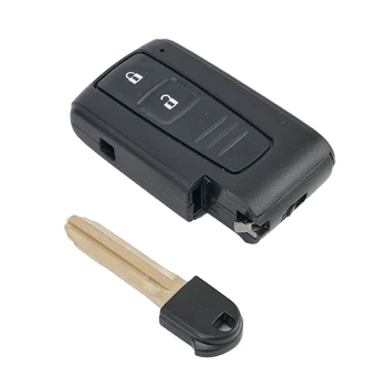 Shell Remote Key 2 Кнопки Автомобильные Аксессуары Брелок Чехол Сменный Корпус + Аккумулятор С Неразрезанным Лезвием Ключа Практичен В Использовании