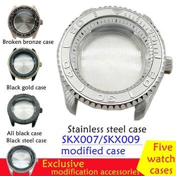 SKX007/SKX009 модифицированный чехол для аксессуаров в стиле яхты для часов Seiko NH35/NH36 /4R /6R с механизмом water ghost watch