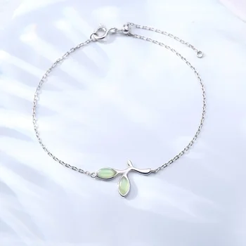 SL14 Высококачественное оригинальное ожерелье с подвеской из австрийского гуся с драгоценными камнями Браслет из стерлингового серебра собственного дизайна