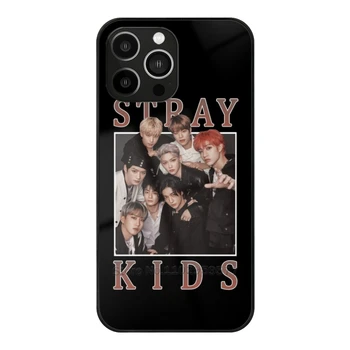 Stray Kids Винтажная Группа в стиле Ретро 90-х Годов, Стеклянный Чехол Для Телефона Iphone14 13 11 12 Pro Max Mini Xr X Xs 6 7 8 Plus, Чехол Для Stray Kids