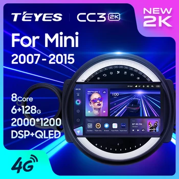 TEYES CC3L CC3 2K Для BMW Mini 2007-2015 Автомобильный Радио Мультимедийный Видеоплеер Навигация стерео GPS Android 10 Без 2din 2 din dvd