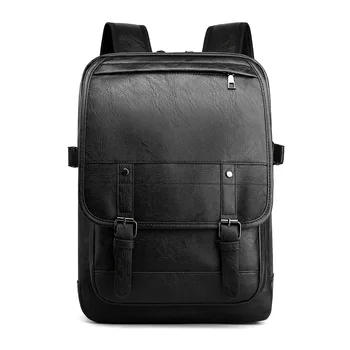 Tilorraine дорожный деловой мужской рюкзак из искусственной кожи, модный школьный рюкзак для студентов, кожаная сумка через плечо, винтажная сумка через плечо для мужчин