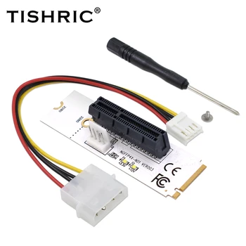 TISHRIC M.2 К Адаптеру PCI-E Riser Card NGFF M2 К PCIE 4x Конвертер PCI Express X16 PCI E M2 Дополнительная Карта Riser Для Майнинга