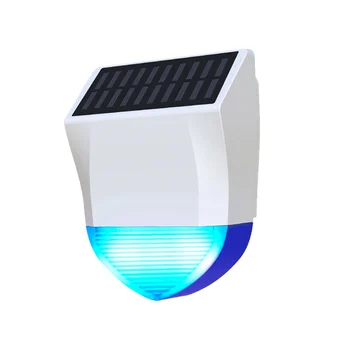 Tuya Smart Zigbee Сирена-сигнализация Водонепроницаемая наружная с солнечной батареей и источником питания USB Пульт дистанционного управления WiFi Сирена-сигнализация на солнечной батарее