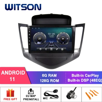 АВТОМОБИЛЬНАЯ DVD-СИСТЕМА WITSON Android 11 для CHEVROLET CLASSIC CRUZE 2008-2011 Автомобильный Мультимедийный плеер Стерео АвтоАудио GPS Навигация DVD
