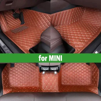 Автомобильные коврики CRLCRT для MINI (2 двери) 2004-2013, Изготовленные на заказ 5-дюймовые Автоматические Накладки для ног, автомобильные Ковровые покрытия, аксессуары для интерьера.