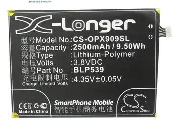 Аккумулятор Cameron Sino 2500mAh BLP539 для OPPO Find 5, X909, X909t