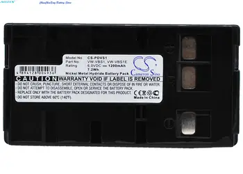 Аккумулятор OrangeYu 1200 мАч для JVC BN-V10U, BN-V11U, GR-AX270, GR-AX270E, GR-AX280, GR-AX600, GR-AXM17, GR-AXM17U