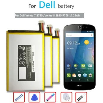 Аккумулятор для планшета Dell Venue 7 3740 / Venue 8 3840 P708 17,29 Втч