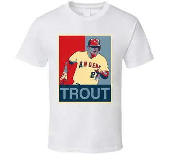 Бейсбольная футболка Майка Траута из Лос - Анджелеса